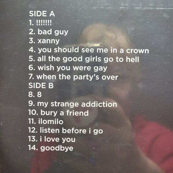 VINYL Billie Eilish: When We All Fall Asleep Where..? Glow In The Dark LP SEALED - Picture 5 of 5